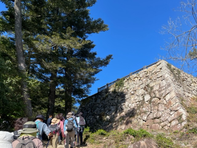 備中松山城　臥牛山登山風景　イメージ