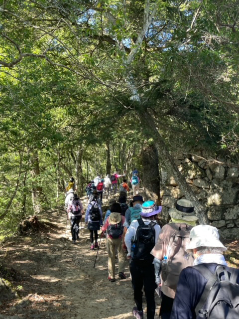 備中松山城　臥牛山登山風景　イメージ
