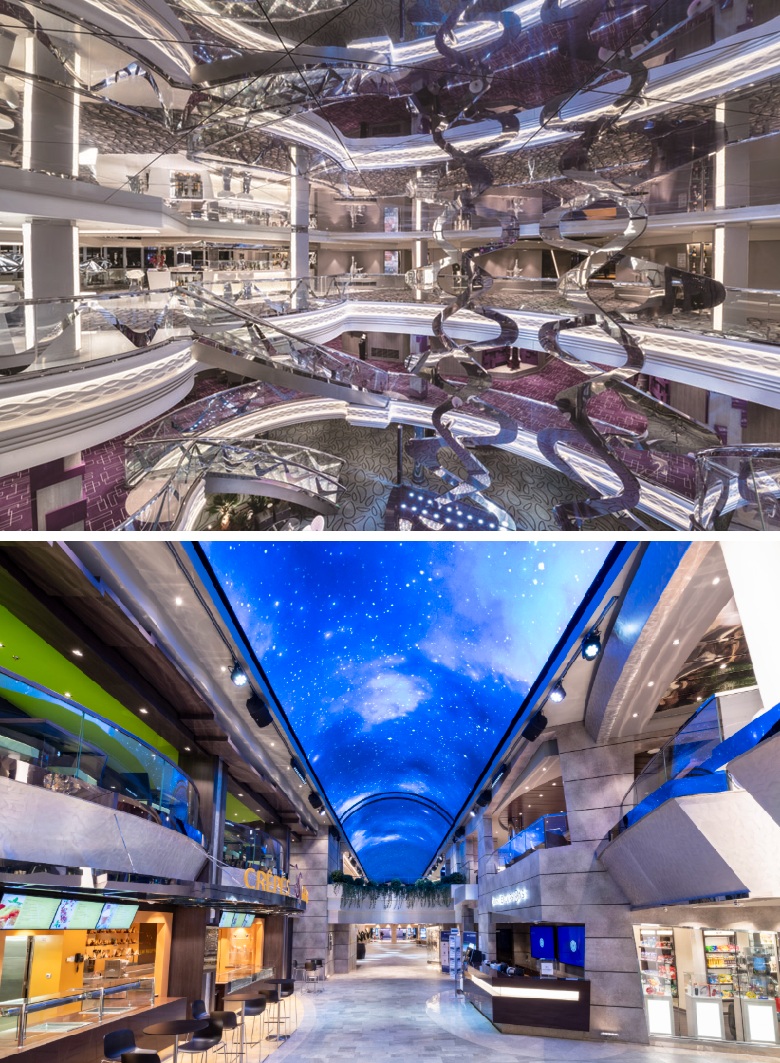 インフィニティアトリウムとプロムナード　イメージ　