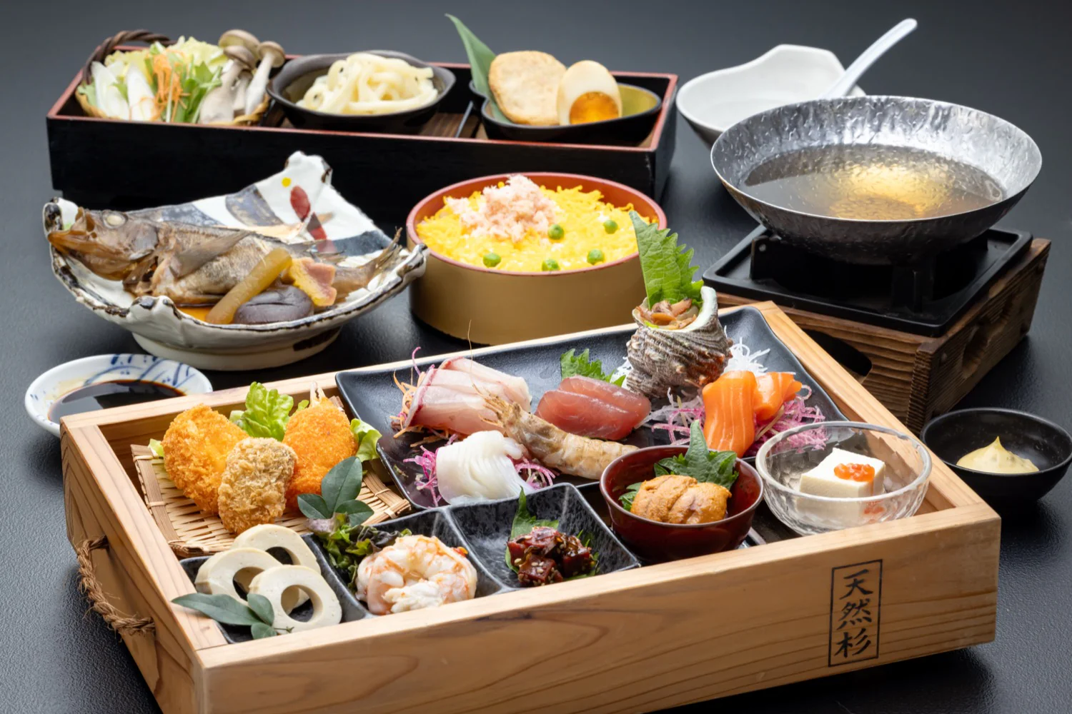 味覚③砂丘会館　『トロ箱御膳』　※イメージ